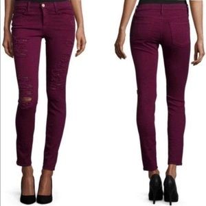 FRAME | Distressed Skinny Jeans